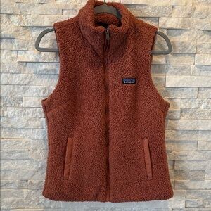 Patagonia RARE COLOR Terra Cotta Fleece Vest size M